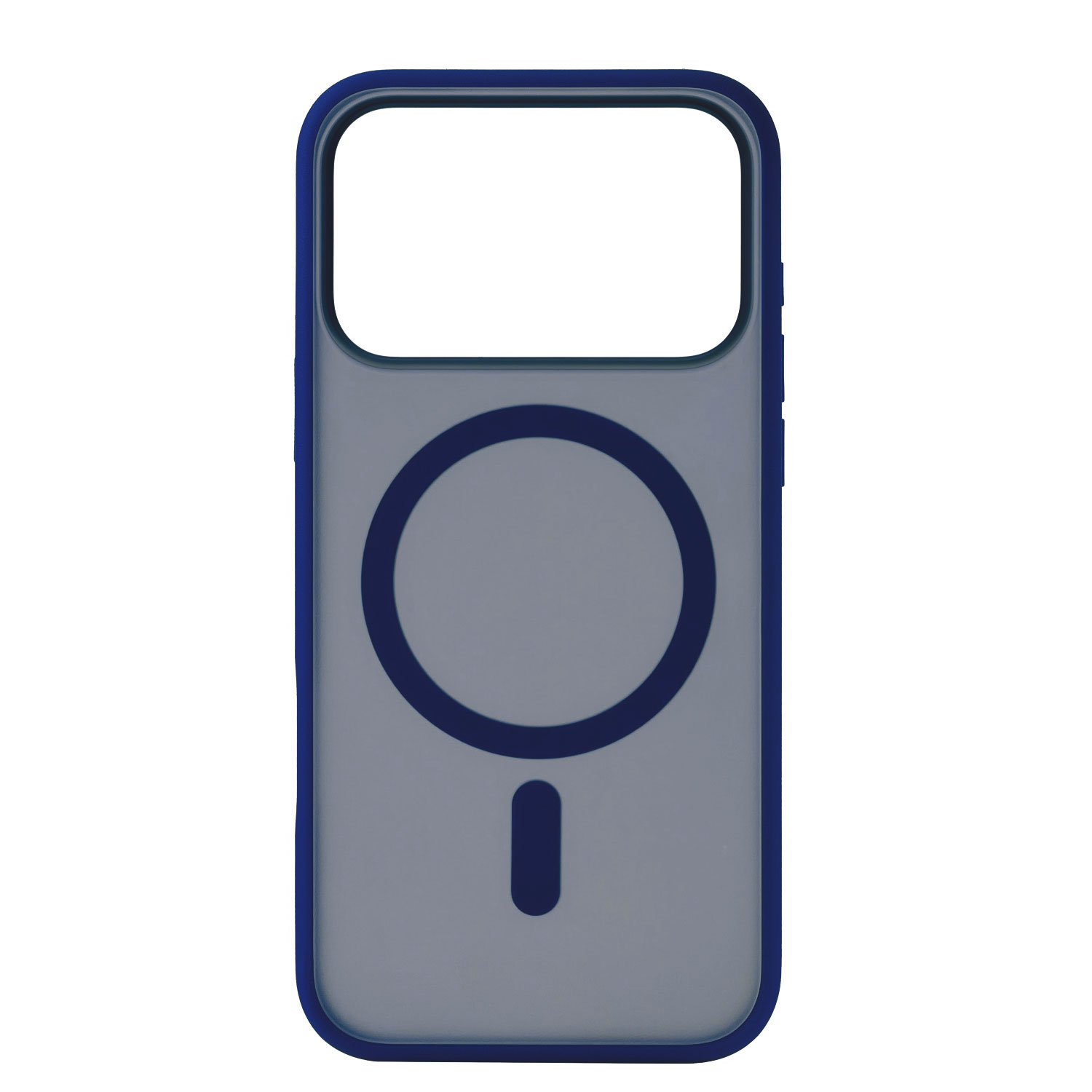 Фото Чехол защитный uBear Cloud Mag Case для iPhone 17 Pro, MagSafe, синий На фото изображено Чехол защитный uBear Cloud Mag Case для iPhone 17 Pro, MagSafe, синий