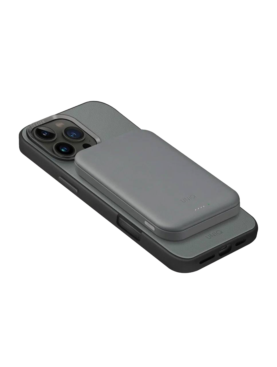 Фото Внешний аккумулятор Uniq Lexa 5000 mAh, зеленый На фото изображено Внешний аккумулятор Uniq Lexa 5000 mAh, зеленый