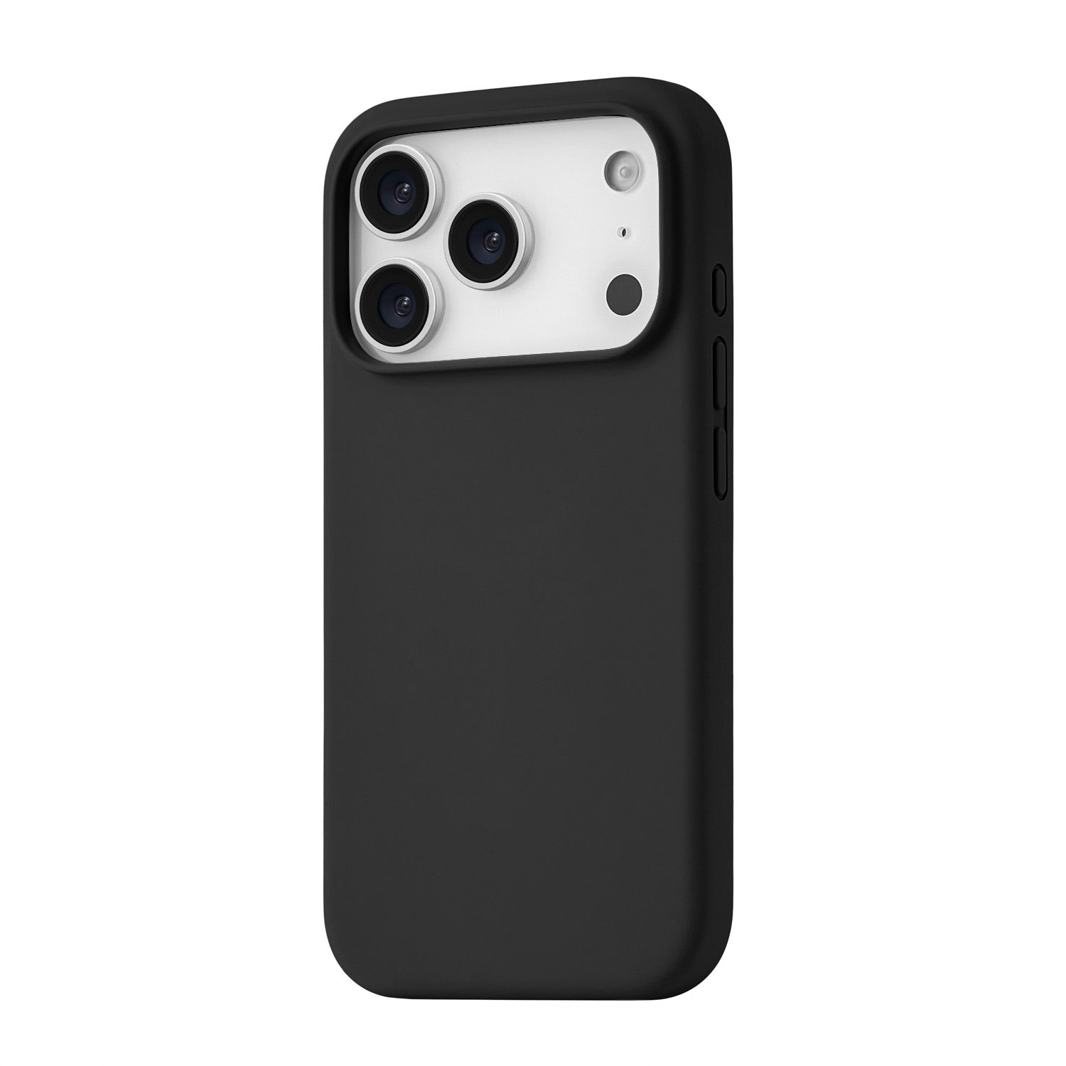 Фото Чехол защитный uBear Touch Mag Case для iPhone 17 Pro, MagSafe, черный На фото изображено Чехол защитный uBear Touch Mag Case для iPhone 17 Pro, MagSafe, черный