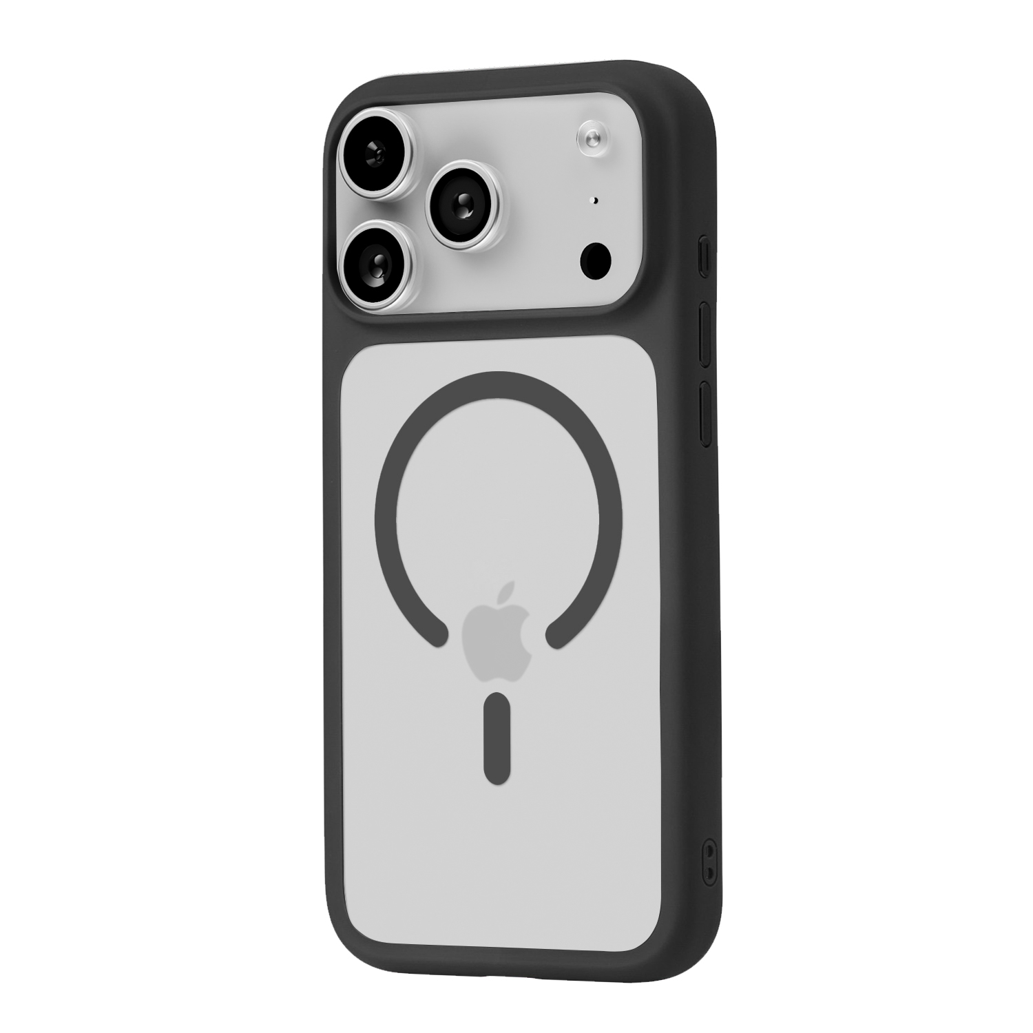 Фото Чехол защитный uBear Shade Case для iPhone 17 Pro Max, чёрный На фото изображено Чехол защитный uBear Shade Case для iPhone 17 Pro Max, чёрный