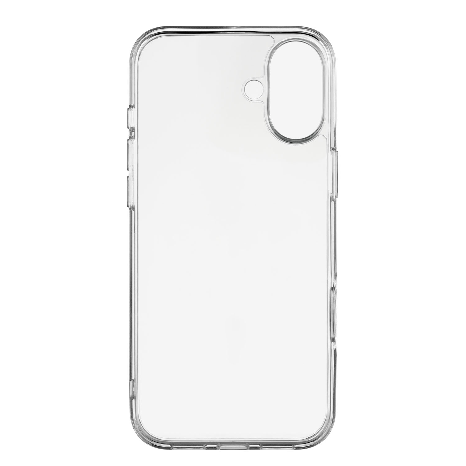 Фото Чехол защитный uBear Real Case для iPhone 16 Plus, усиленный, прозрачный На фото изображено Чехол защитный uBear Real Case для iPhone 16 Plus, усиленный, прозрачный