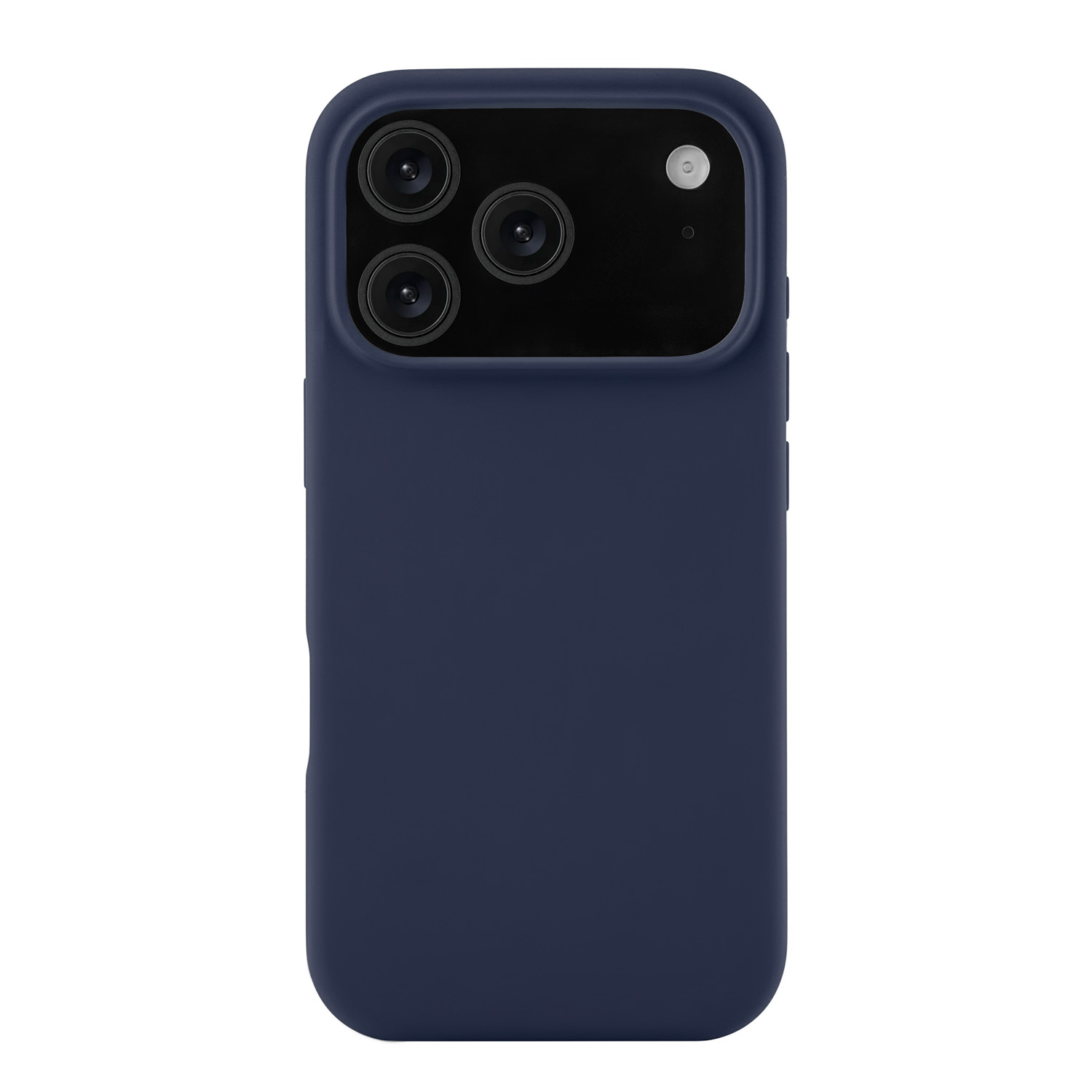 На фото изображено Чехол защитный uBear Touch Mag Case для iPhone 17 Pro, MagSafe, темно-синий