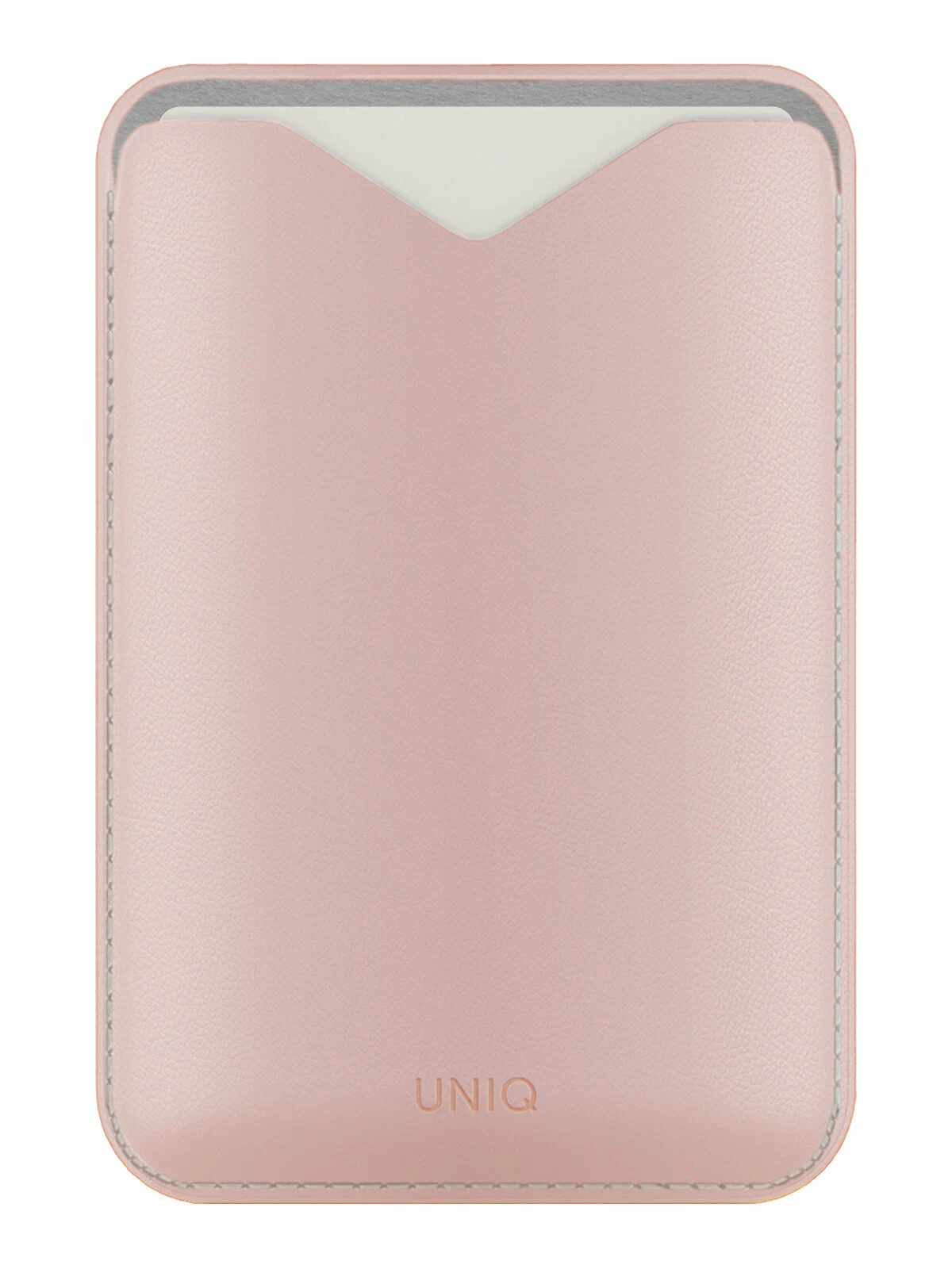 На фото изображено Картхолдер Uniq Lyden EVO, Blush Pink