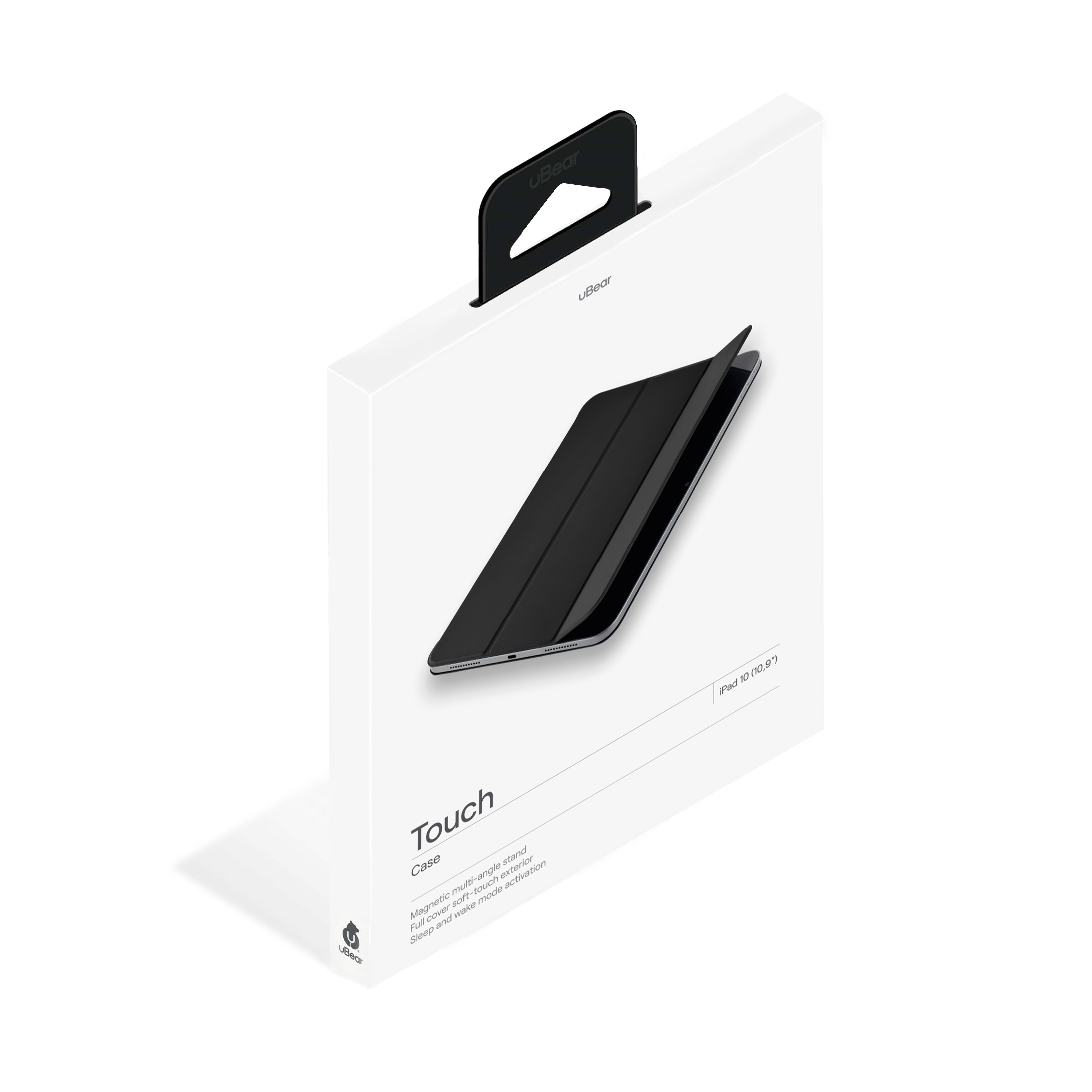 Чехол uBear Touch case для iPad 10th Gen 10,9”, чёрный