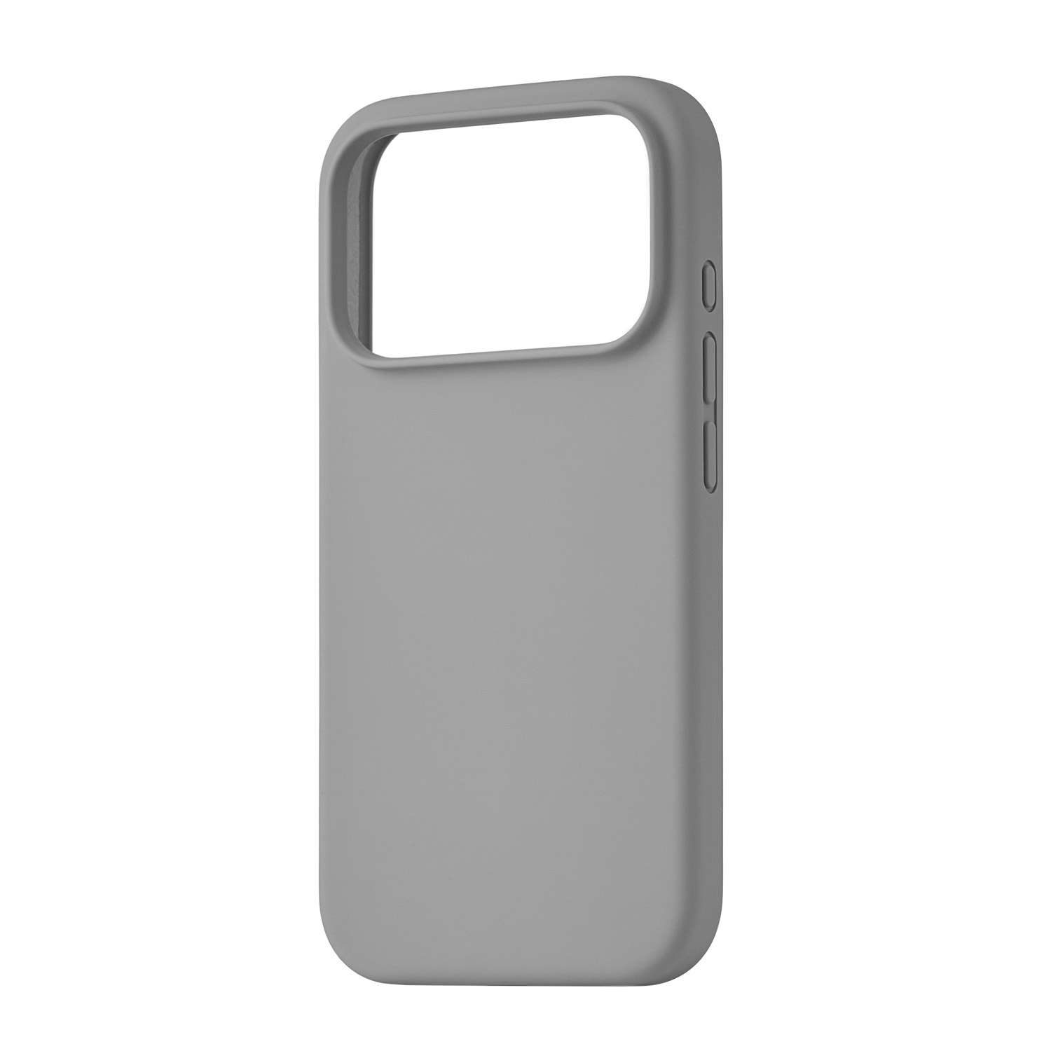 На фото изображено Чехол защитный uBear Touch Mag Case для iPhone 17 Pro, MagSafe, светло-серый