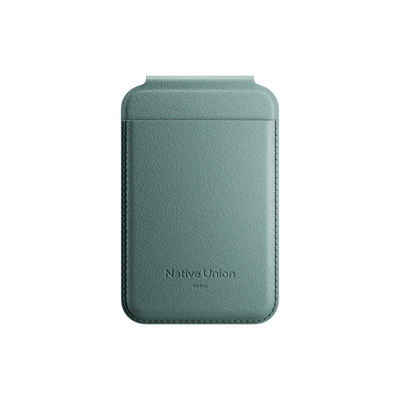 Чехол-бумажник Native Union Active Wallet Stand, зеленый сланец