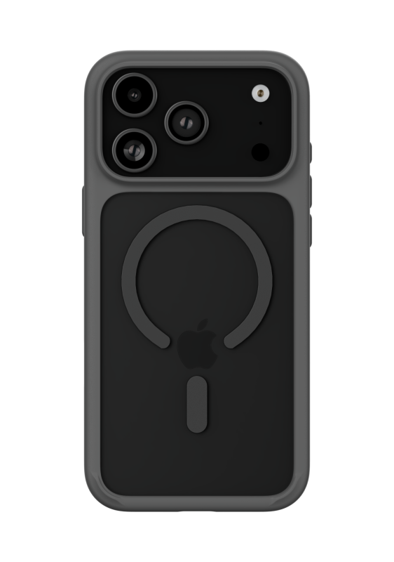 Фото Чехол защитный uBear Shade Case для iPhone 17 Pro Max, MagSafe, серый  Фото Чехол защитный uBear Shade Case для iPhone 17 Pro Max, MagSafe, серый
