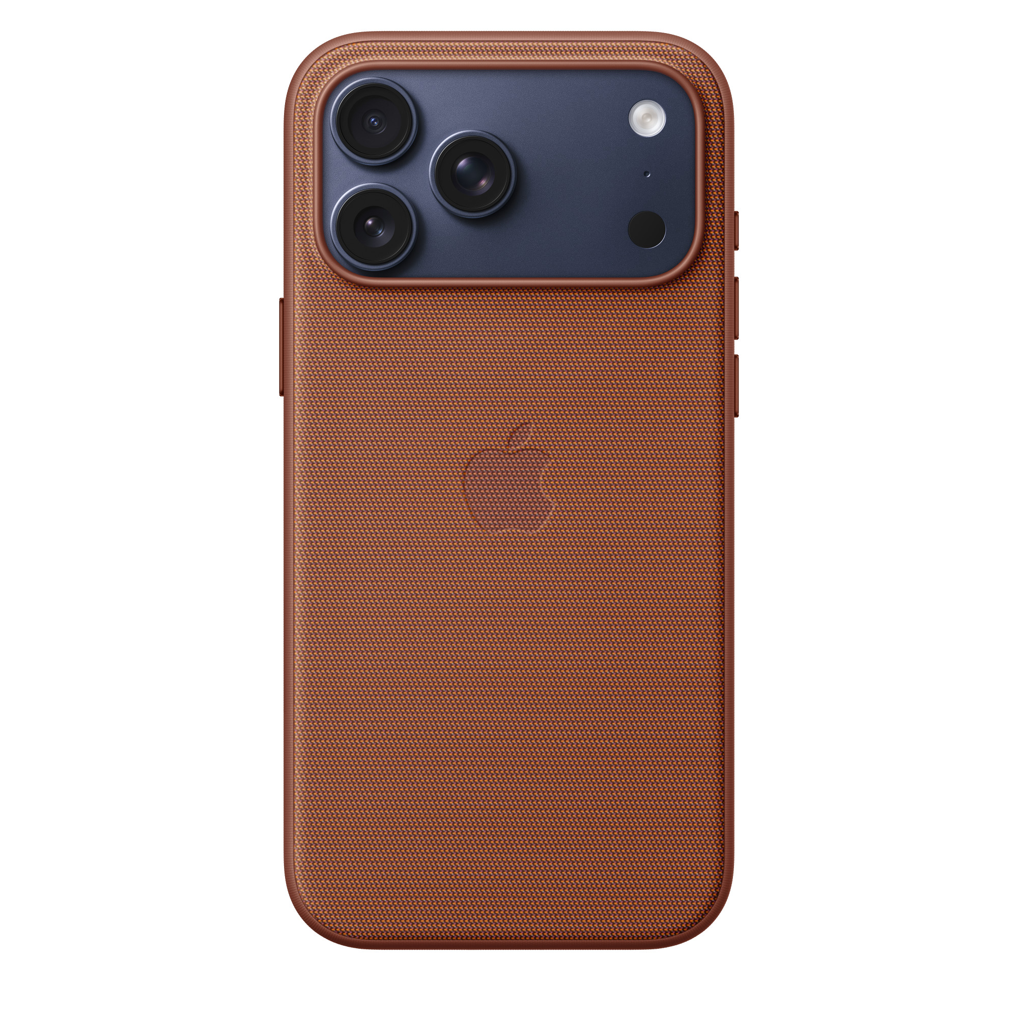 На фото изображено Чехол защитный Apple TechWoven Case with MagSafe для iPhone 17 Pro Max, коричневый