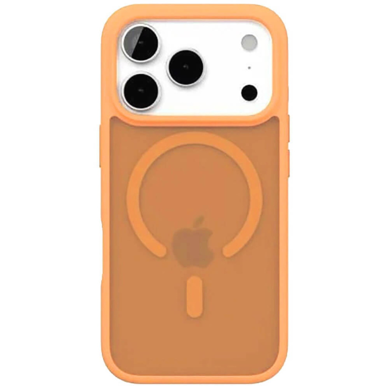 Фото Чехол защитный VLP LITE Bloom Case с MagSafe для iPhone 17 Pro, оранжевый