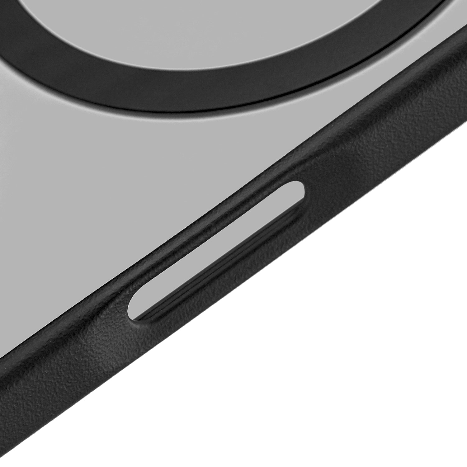 На фото изображено Чехол защитный uBear Cloud Mag Case для iPhone Air, черный