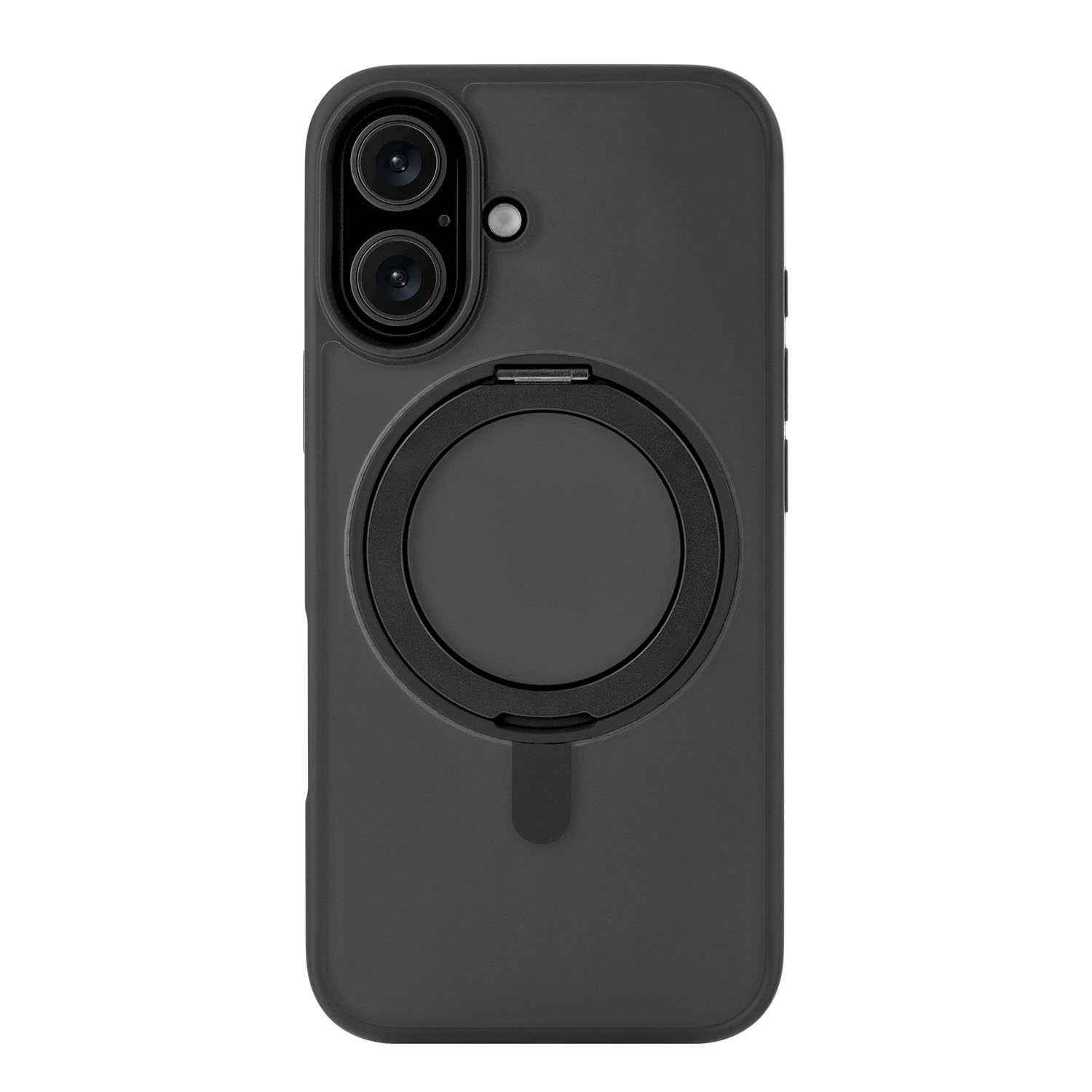 Чехол защитный uBear Clip 360 Mag Case для iPhone 16, с магнитной подставкой, черный