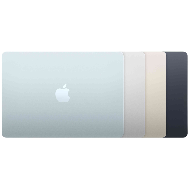 На фото изображено Apple MacBook Air 15" (M5, 10C / 10C, 2026) 24 ГБ, 1 ТБ SSD, Сияющая звезда