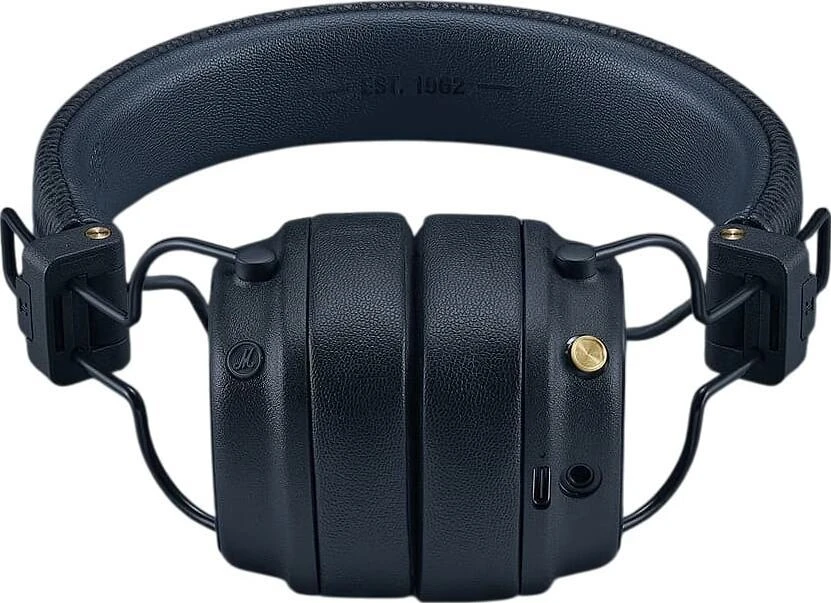 На фото изображено Беспроводные наушники Marshall Major V, Синий