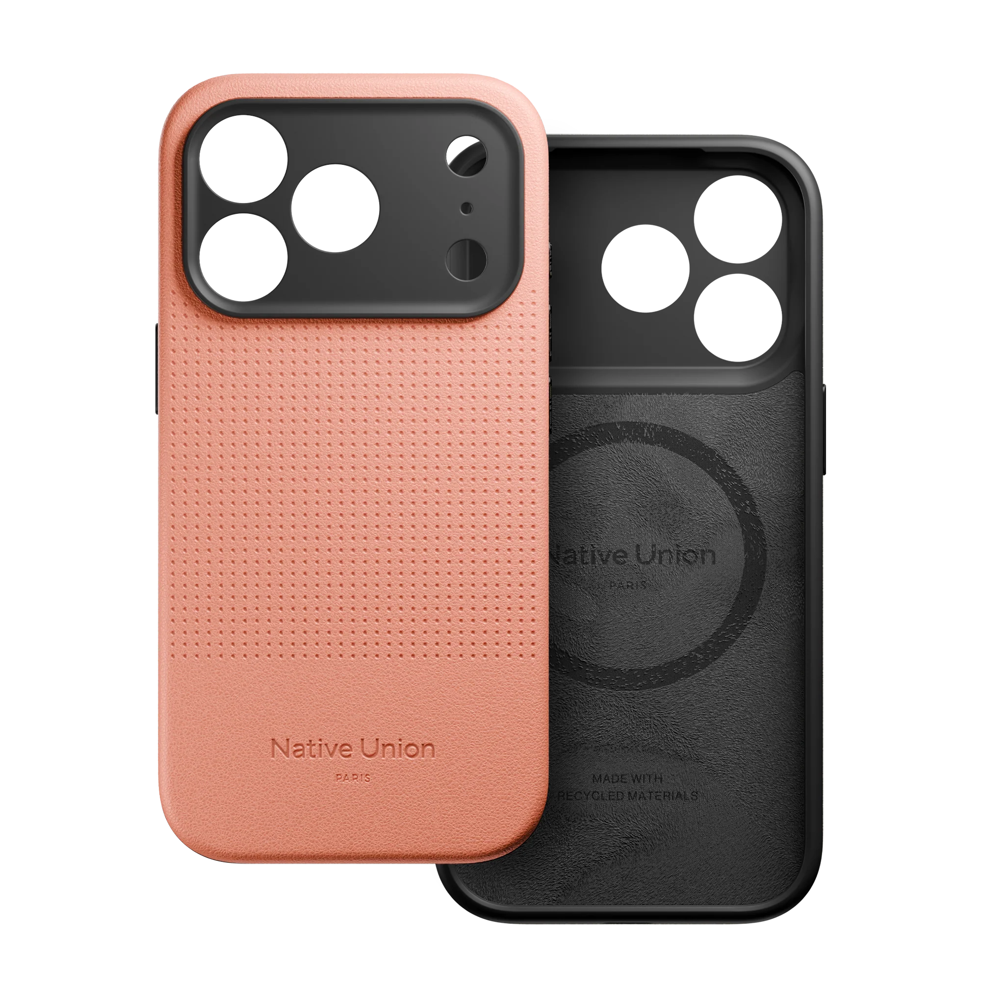 На фото изображено Чехол Native Union Active Case MagSafe для iPhone 17 Pro, персиковый