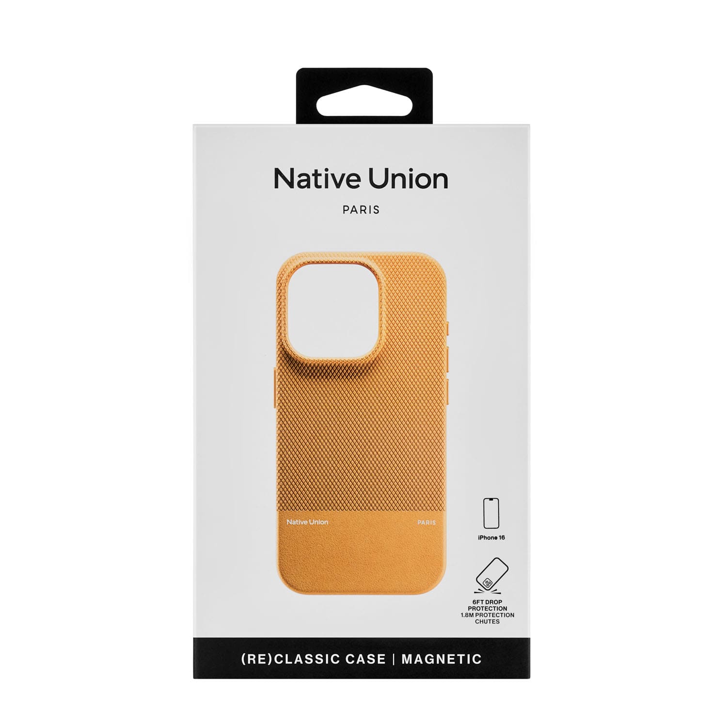 На фото изображено Чехол Native Union (RE)Classic Case MagSafe для iPhone 16, крафт