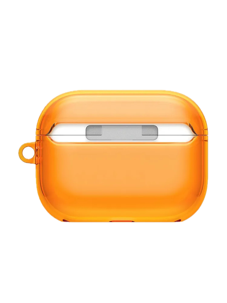 Фото Чехол Uniq Glase TPU для AirPods Pro 3, Golden Citrus На фото изображено Чехол Uniq Glase TPU для AirPods Pro 3, Golden Citrus