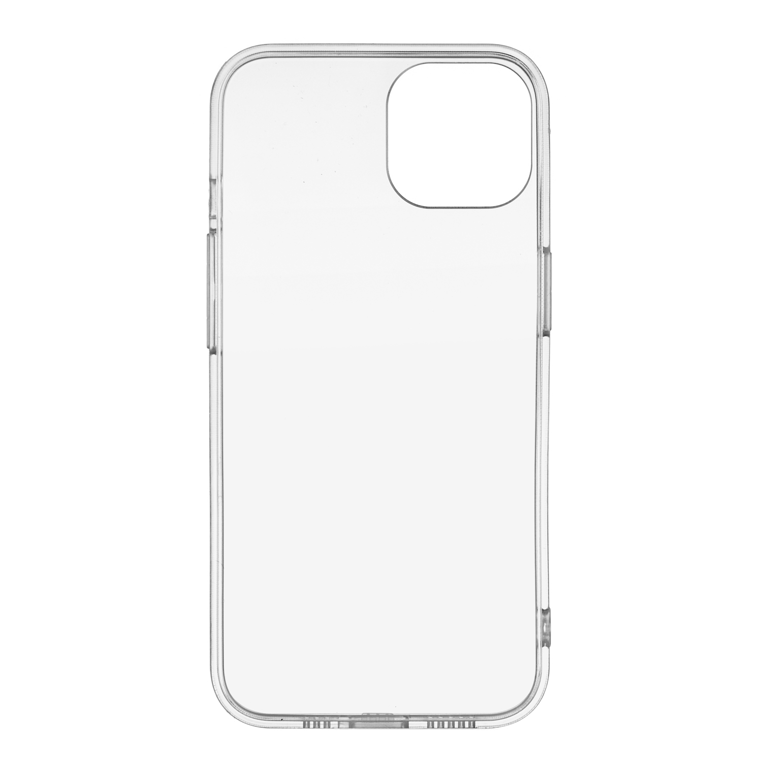На фото изображено Чехол защитный uBear Real Case для iPhone 14, усиленный, прозрачный