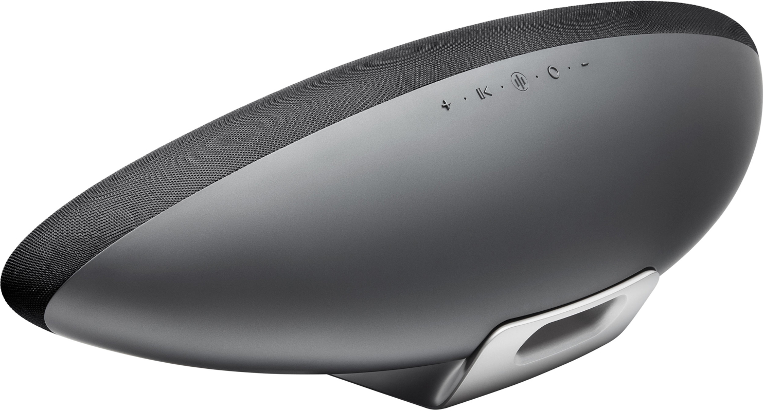 На фото изображено Акустическая система Bowers & Wilkins Zeppelin, чёрный