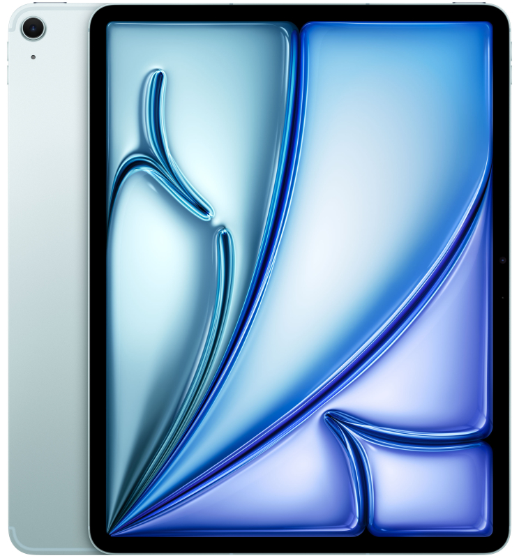 Apple iPad Air M3 (2025) 13” дюймов Wi-Fi + Cellular 256 ГБ, Голубой Apple iPad Air M3 (2025) 13” дюймов Wi-Fi + Cellular 256 ГБ, Голубой