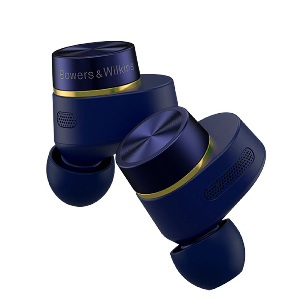 На фото изображено Беспроводные наушники Bowers & Wilkins Pi7 S2, синий