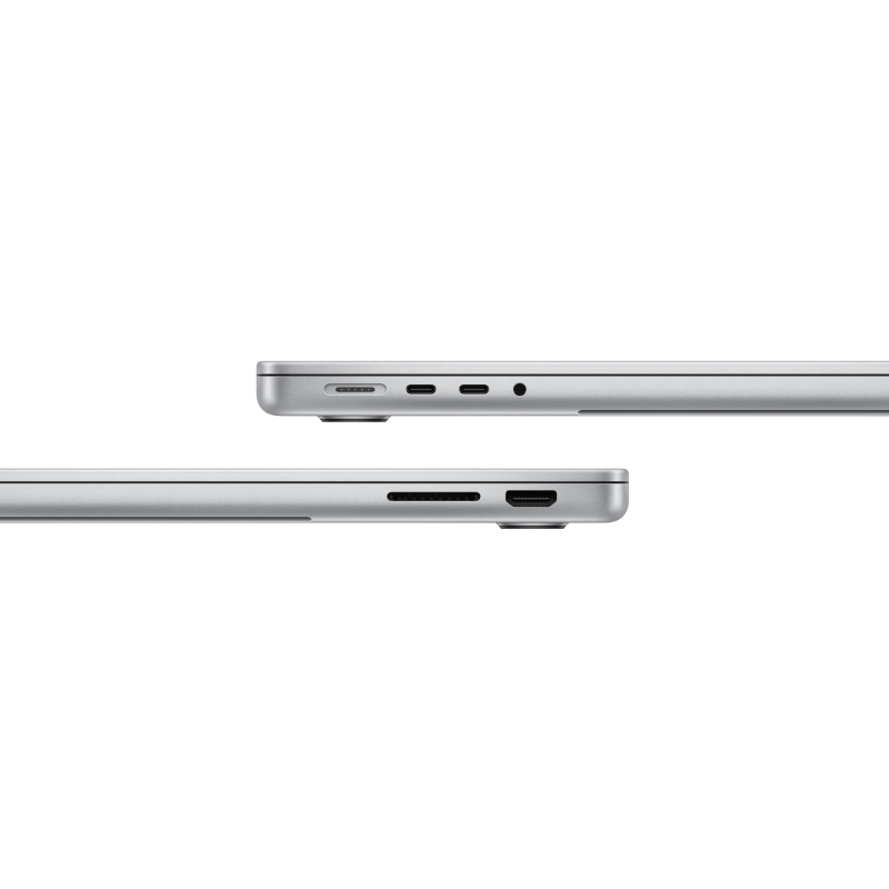 Apple MacBook Pro 14" (M3 Pro, 11C / 14C, 2023) 18 ГБ, 512 ГБ SSD, серебристый