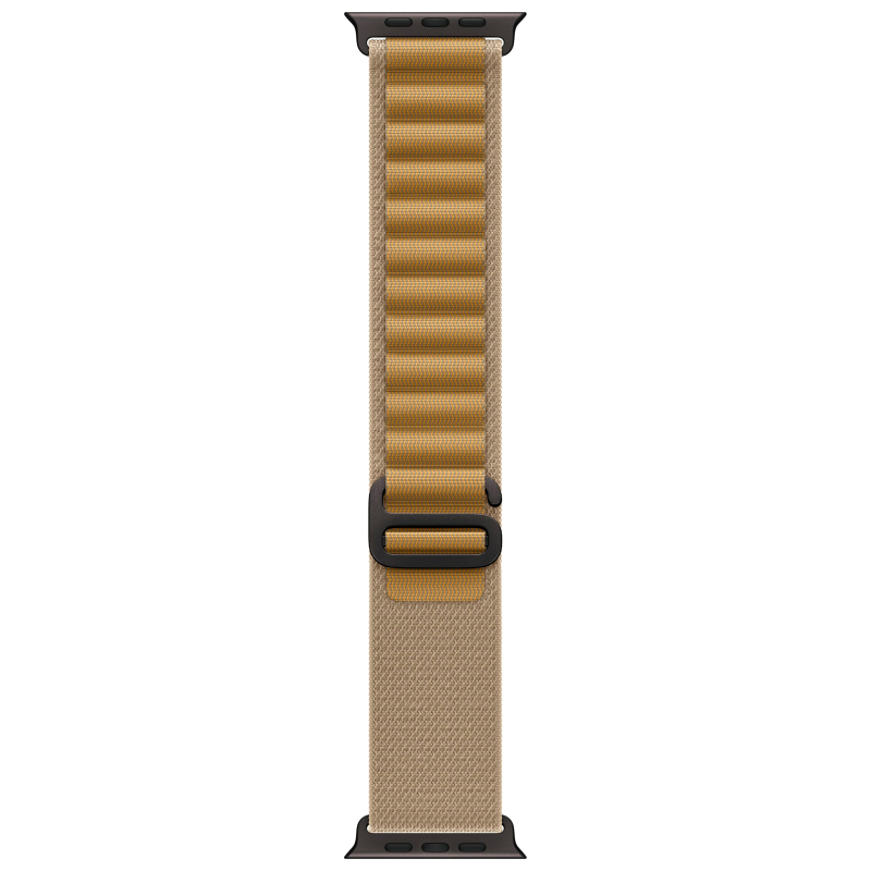 Apple Watch Ultra 2 GPS + Cellular, 49 мм, корпус из черного титана, ремешок Alpine цвета «загар», размер M