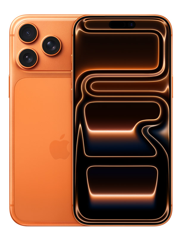 На фото изображено Apple iPhone 17 Pro Max, 2 ТБ, Космический оранжевый
