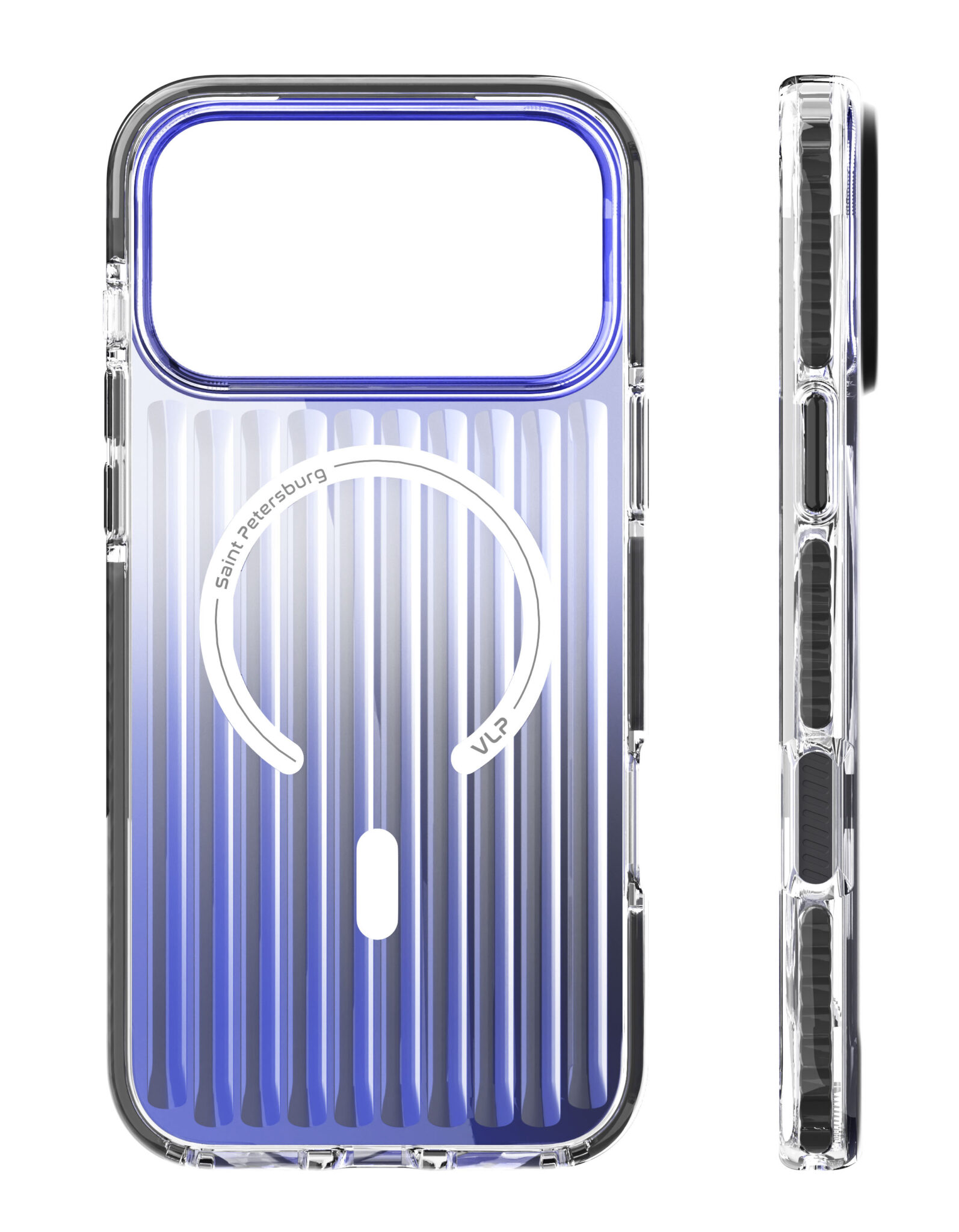 Фото Чехол защитный VLP Pulse Case с MagSafe для iPhone 17 Pro Max, черный На фото изображено Чехол защитный VLP Pulse Case с MagSafe для iPhone 17 Pro Max, черный