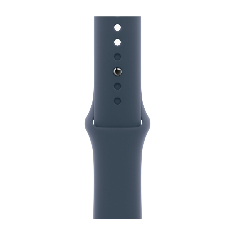 Apple Watch SE 2024, 40 мм, корпус из алюминия цвета «Серебристый», спортивный ремешок, размер S/M