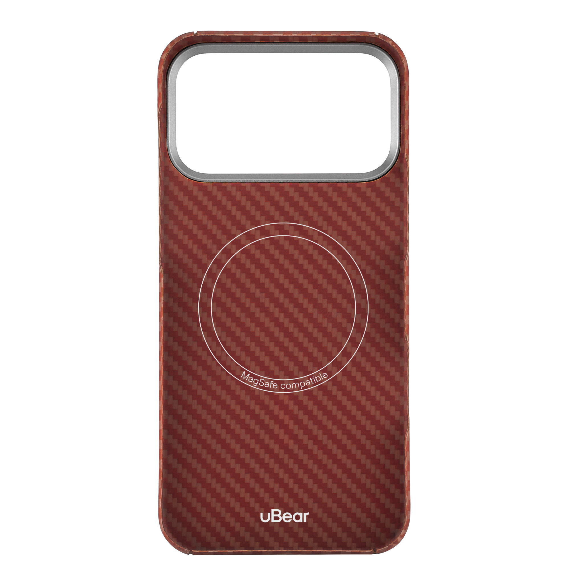 Фото Чехол защитный uBear Supreme Case для iPhone 17 Pro Max, оранжевый На фото изображено Чехол защитный uBear Supreme Case для iPhone 17 Pro Max, оранжевый