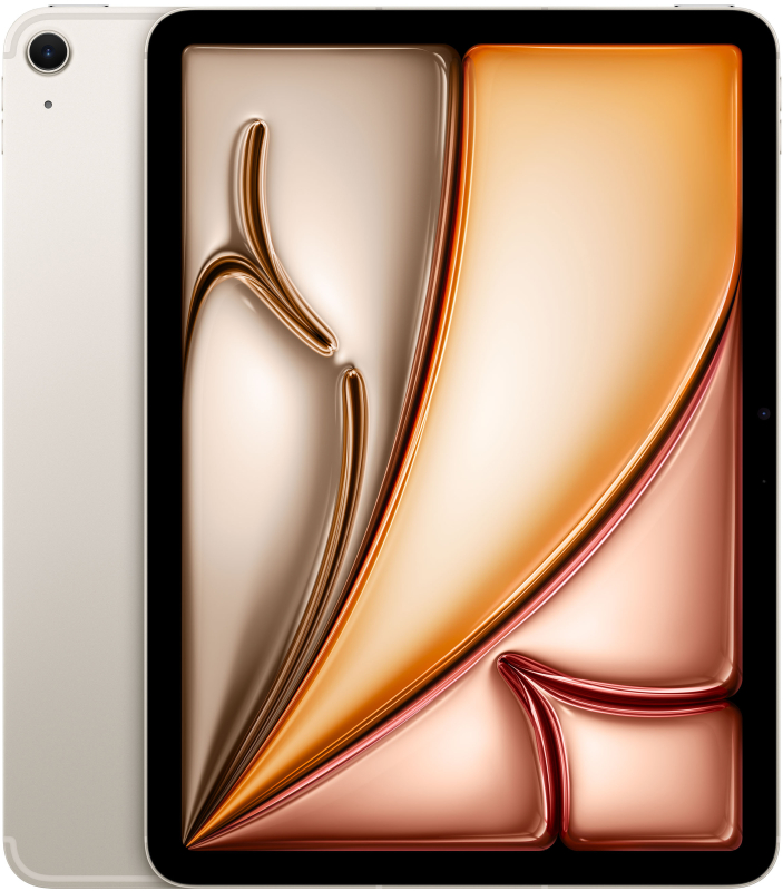 Apple iPad Air M3 (2025) 11” дюймов Wi-Fi + Cellular 1 ТБ, Сияющая звезда Apple iPad Air M3 (2025) 11” дюймов Wi-Fi + Cellular 1 ТБ, Сияющая звезда