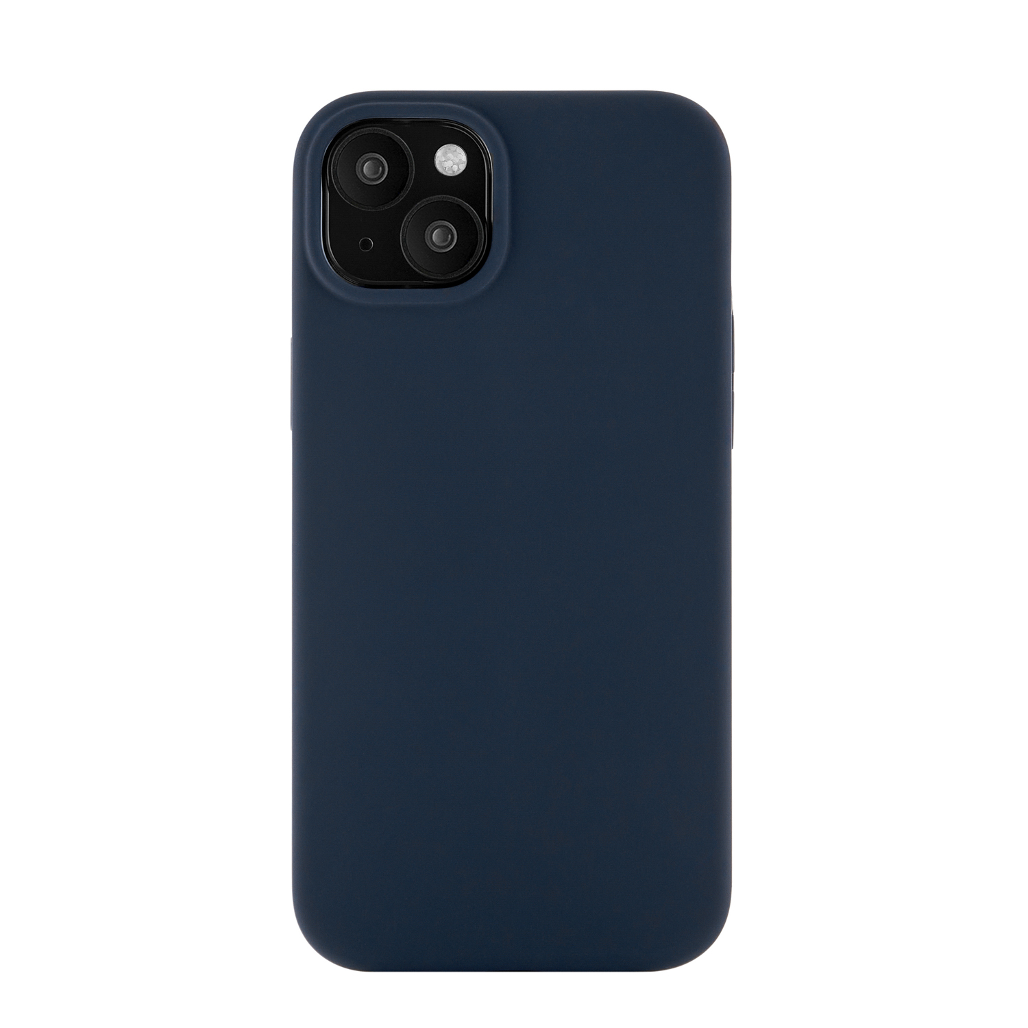На фото изображено Чехол защитный uBear Touch Mag Case для iPhone 15 Plus, темно-синий
