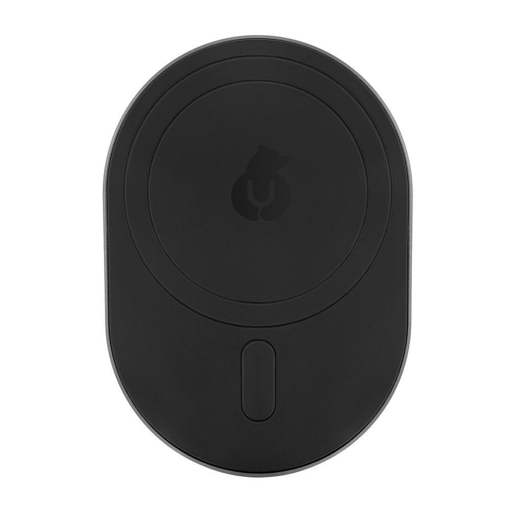 На фото изображено Автомобильное беспроводное зарядное устройство uBear Go-Power