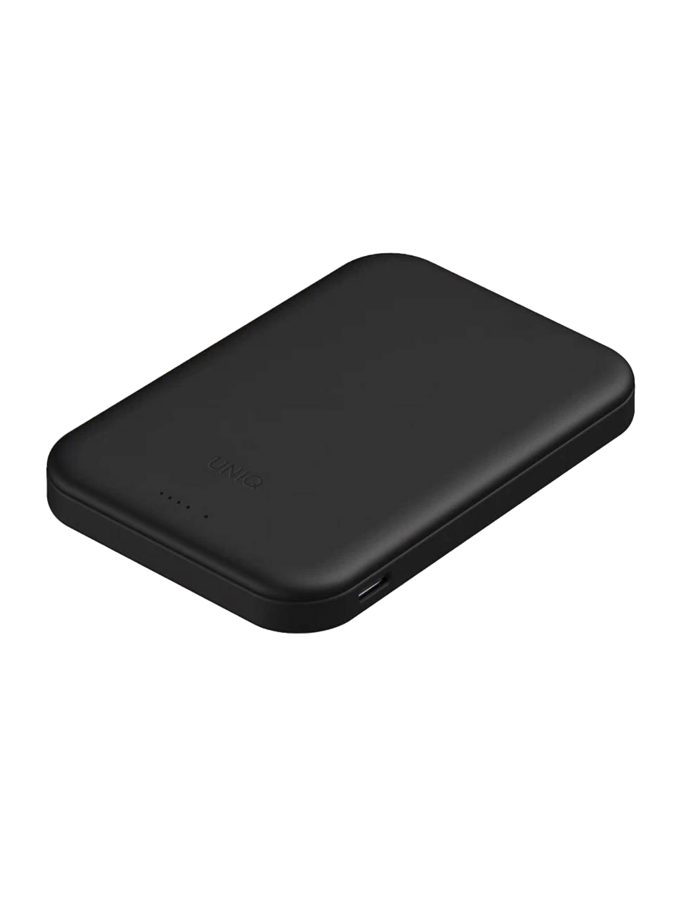 Фото Внешний аккумулятор Uniq Lexa 5000 mAh, черный На фото изображено Внешний аккумулятор Uniq Lexa 5000 mAh, черный