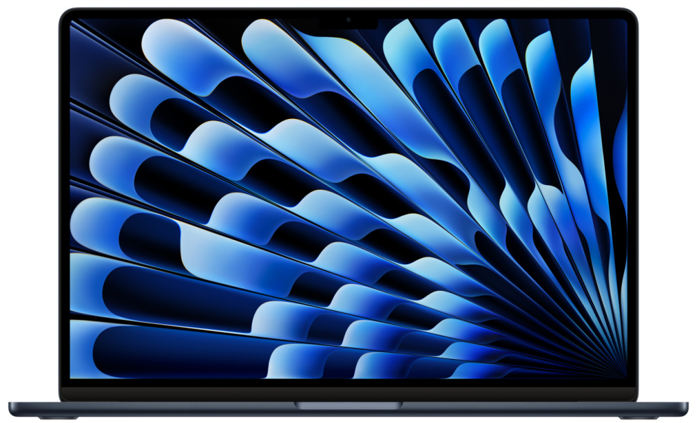 Apple MacBook Air 15" (M3, 8C / 10C, 2024) 24 ГБ, 512 ГБ SSD, Полуночный черный