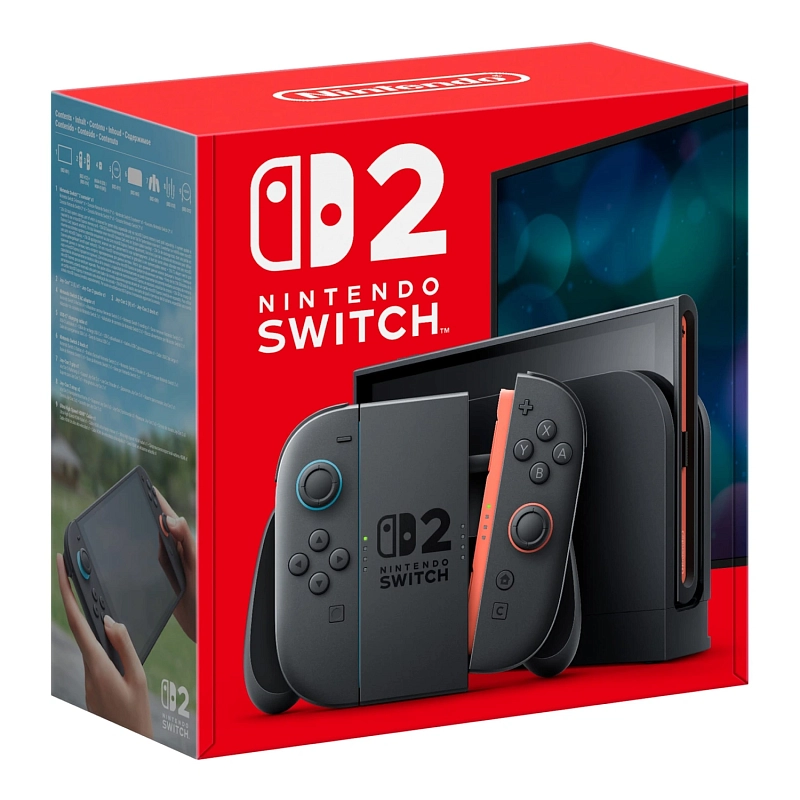 Портативная игровая приставка Nintendo Switch 2, чёрный