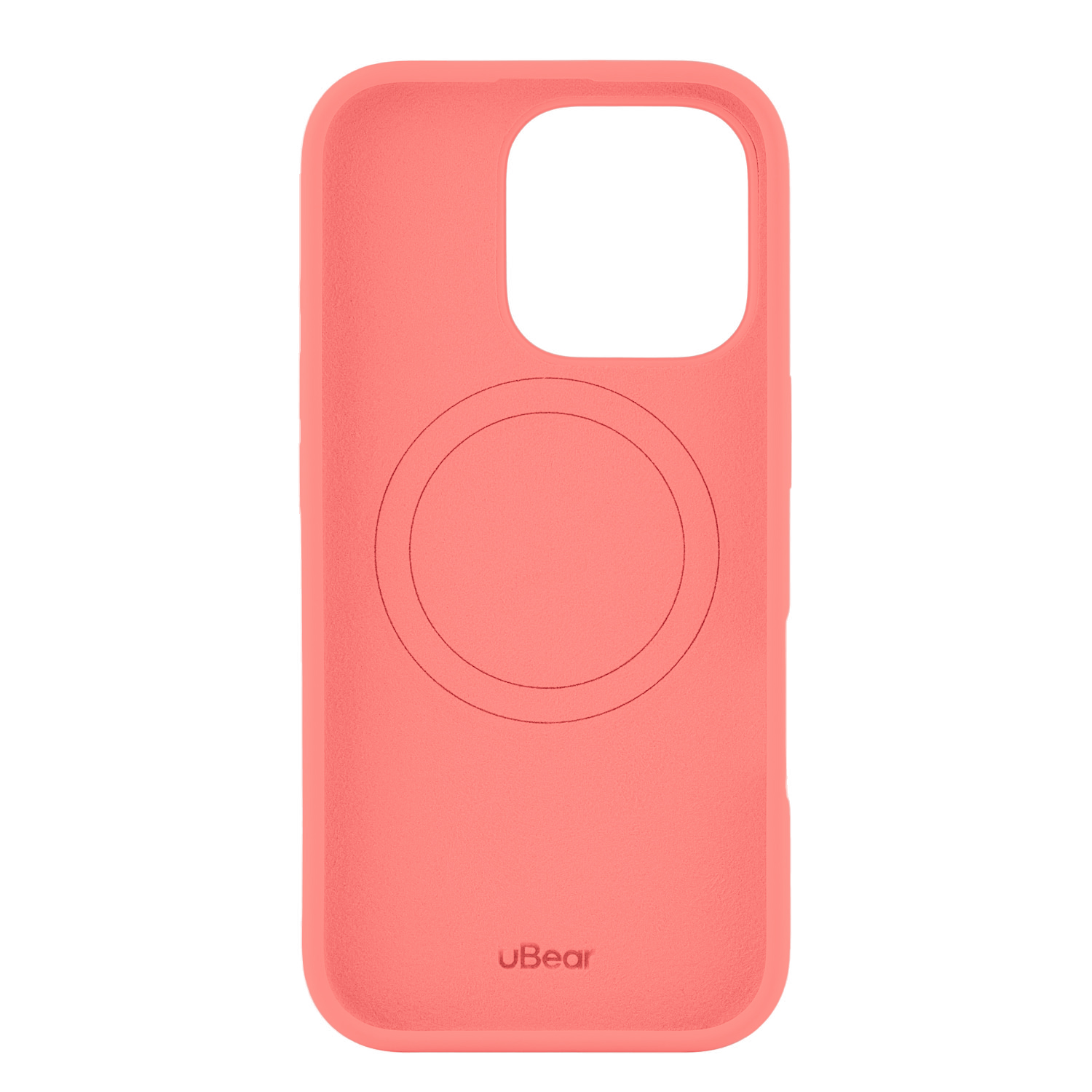 Чехол защитный uBear Touch Mag Case для iPhone 16 Pro, коралловый