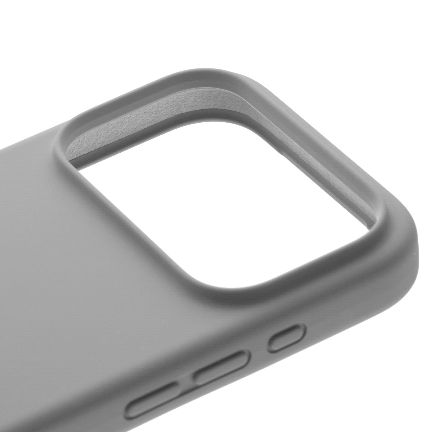 На фото изображено Чехол защитный uBear Touch Mag Case для iPhone 17 Pro, MagSafe, светло-серый