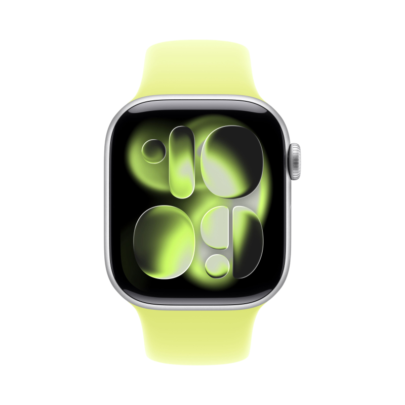 Apple Watch Series 11, 42 мм, корпус из алюминия цвета «Серебристый», спортивный ремешок, размер M/L Apple Watch Series 11, 42 мм, корпус из алюминия цвета «Серебристый», спортивный ремешок, размер M/L