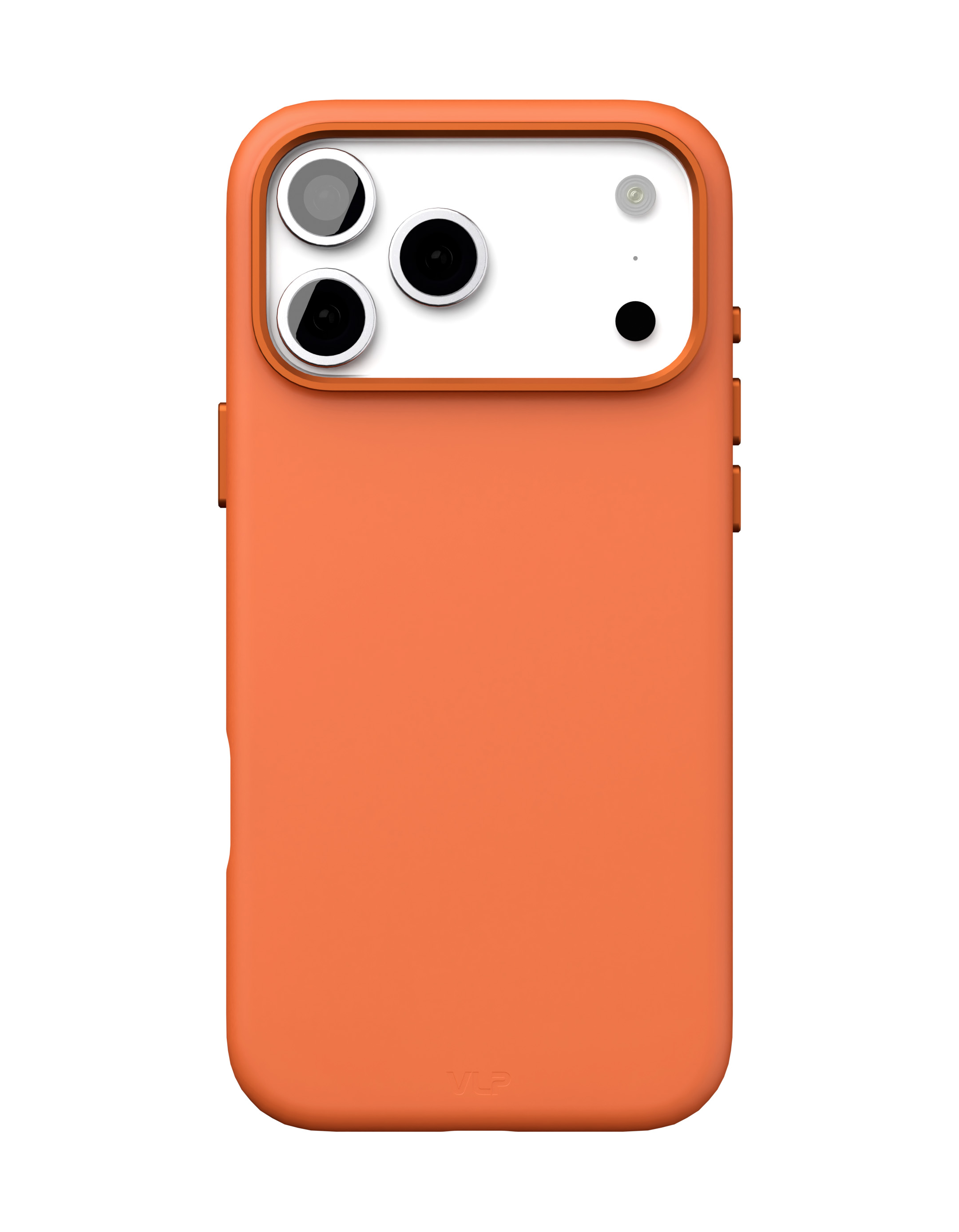 На фото изображено Чехол защитный VLP Aster Pro Case с MagSafe для iPhone 17 Pro Max, оранжевый