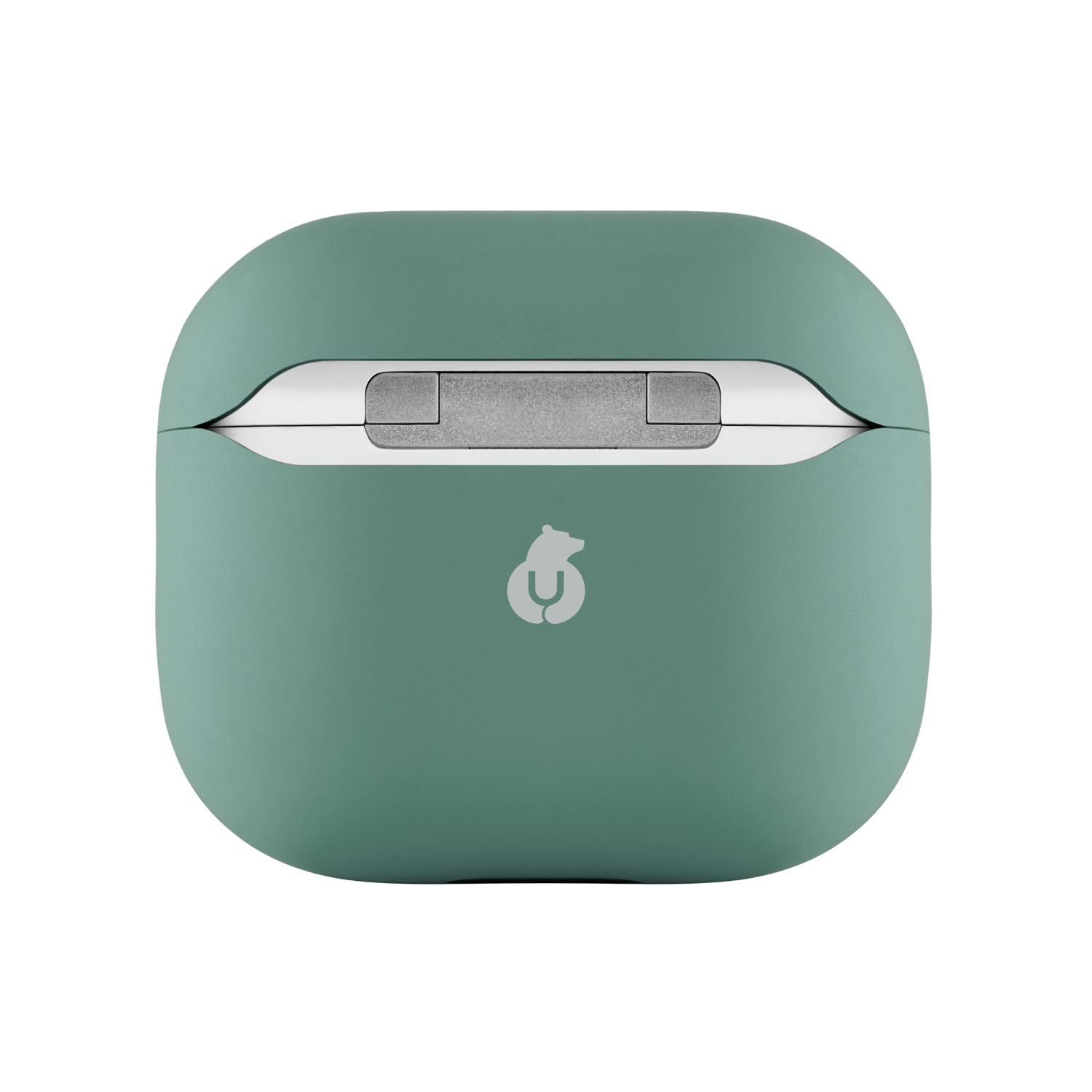 Фото Ультратонкий силиконовый чехол Touch Case для AirPods 3, зелёный На фото изображено Ультратонкий силиконовый чехол Touch Case для AirPods 3, зелёный