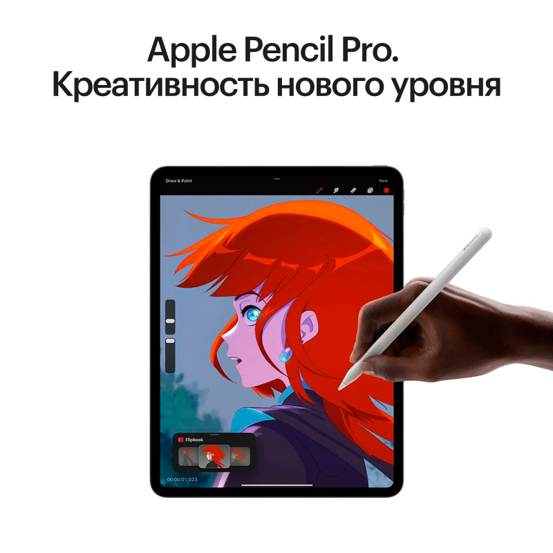 Apple iPad Pro M4, 11” дюймов Wi-Fi 2 ТБ, Серебристый