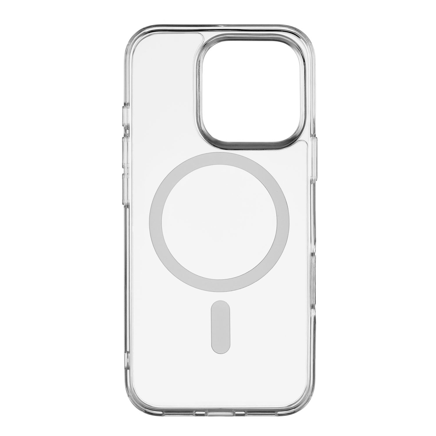 На фото изображено Чехол защитный uBear Real Mag Case для iPhone 16 Pro, усиленный, прозрачный
