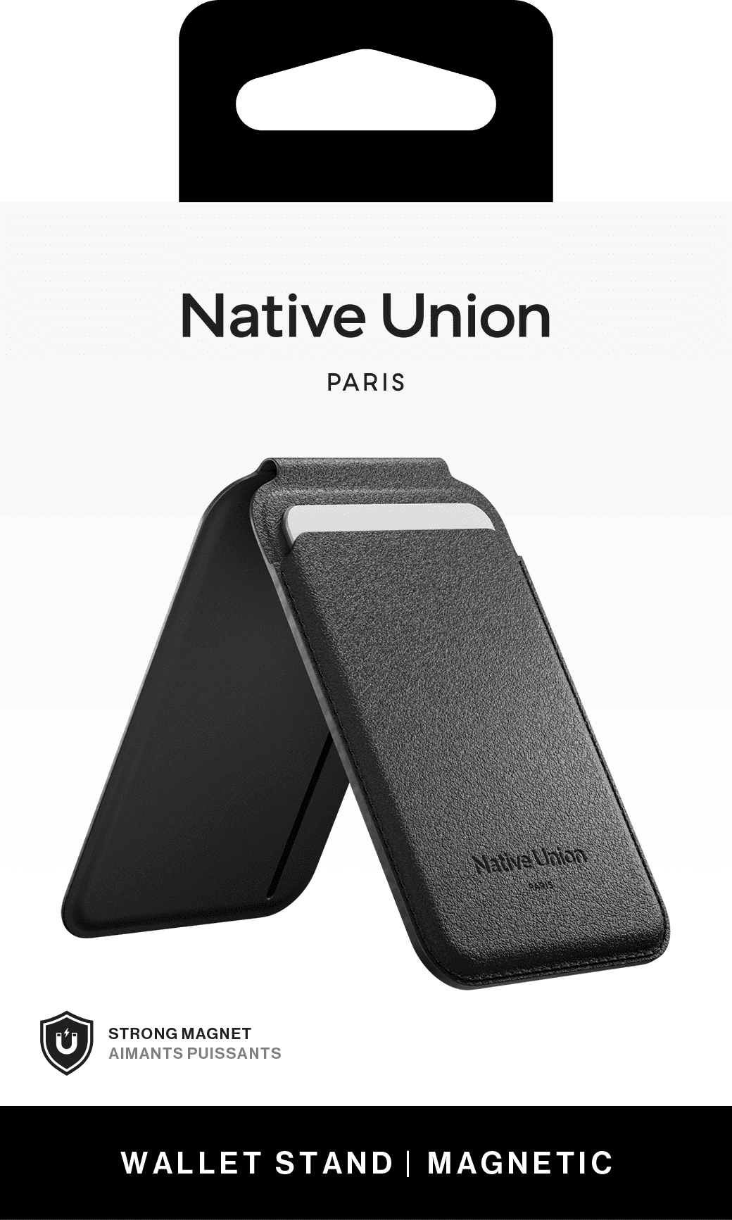 Чехол-бумажник Native Union Active Wallet Stand, черный