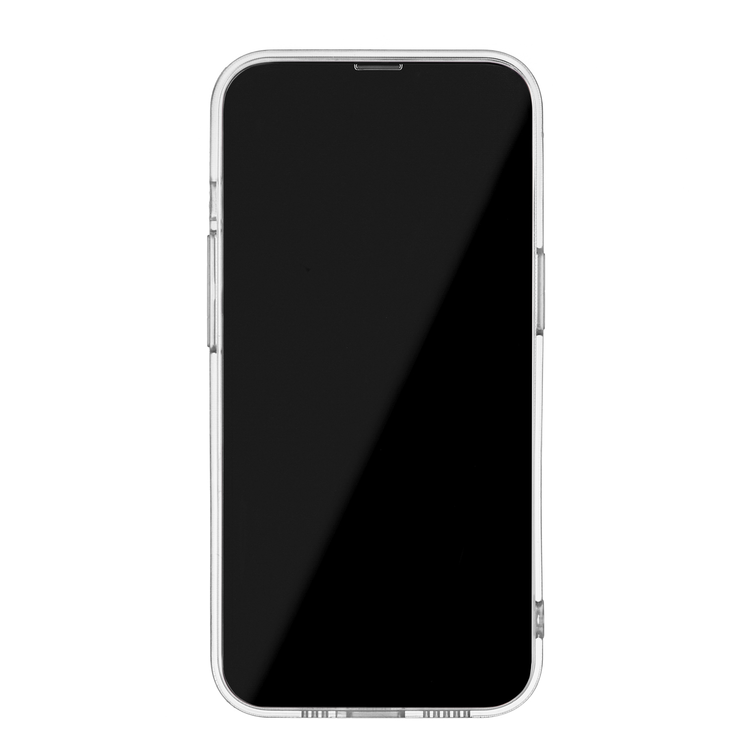 На фото изображено Чехол защитный uBear Real Case для iPhone 14, усиленный, прозрачный
