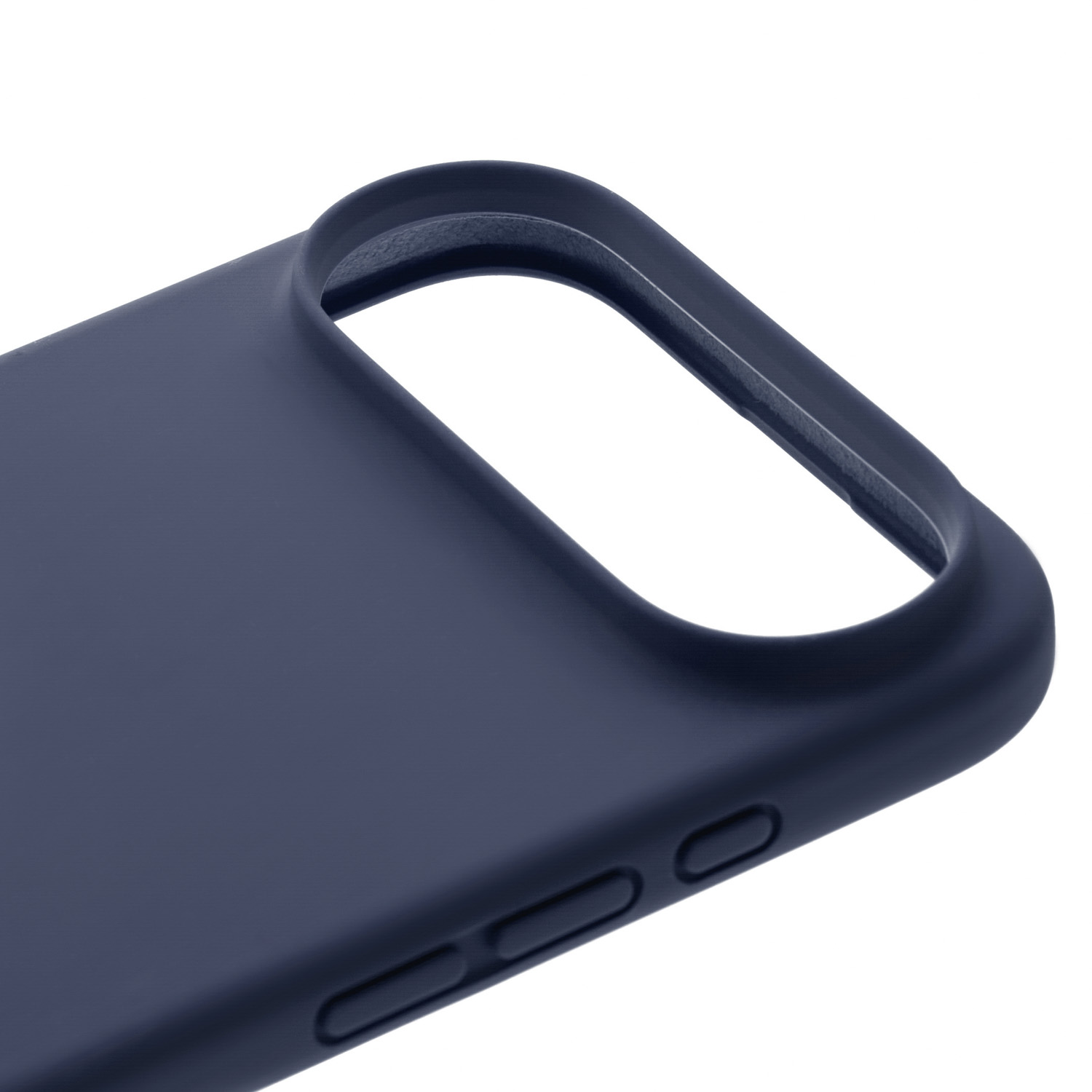 На фото изображено Чехол защитный uBear Touch Mag Case для iPhone 17 Air, MagSafe, темно-синий