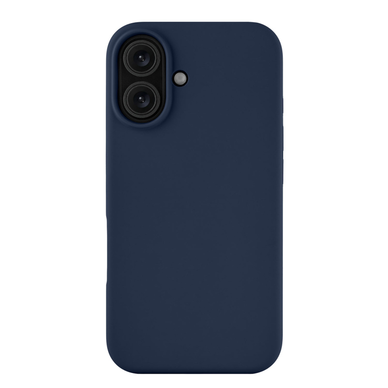 Чехол защитный uBear Touch Mag Case для iPhone 16, темно-синий