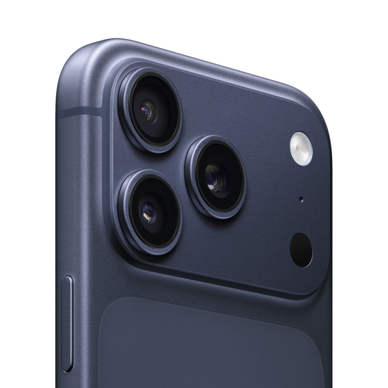 На фото изображено Apple iPhone 17 Pro, 256 ГБ, Тёмно-синий