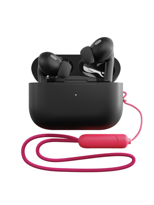 Наушники беспроводные с зарядным кейсом VLP Air Muse Pro 2, черные Наушники беспроводные с зарядным кейсом VLP Air Muse Pro 2, черные