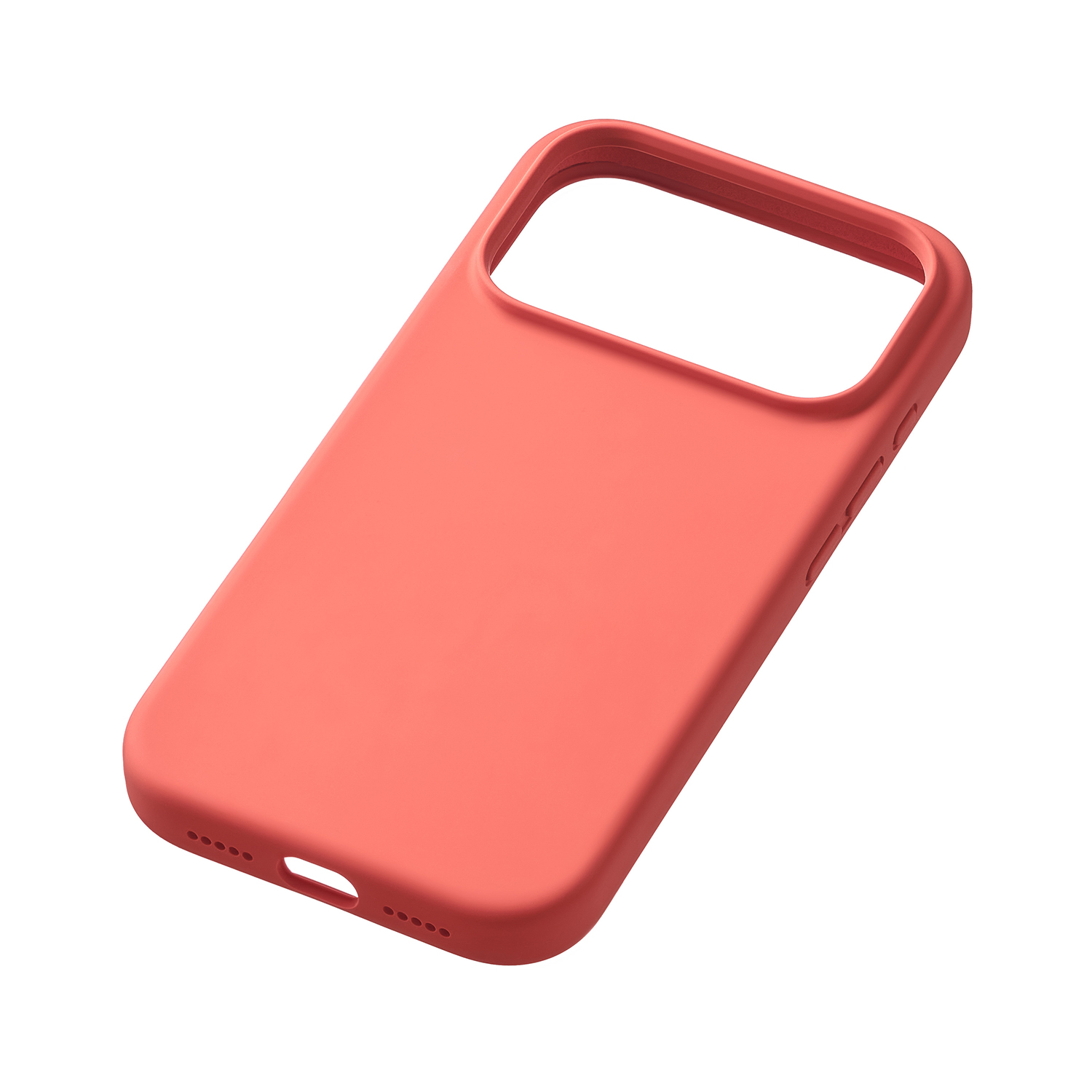 На фото изображено Чехол защитный uBear Touch Mag Case для iPhone 17 Pro, MagSafe, коралловый
